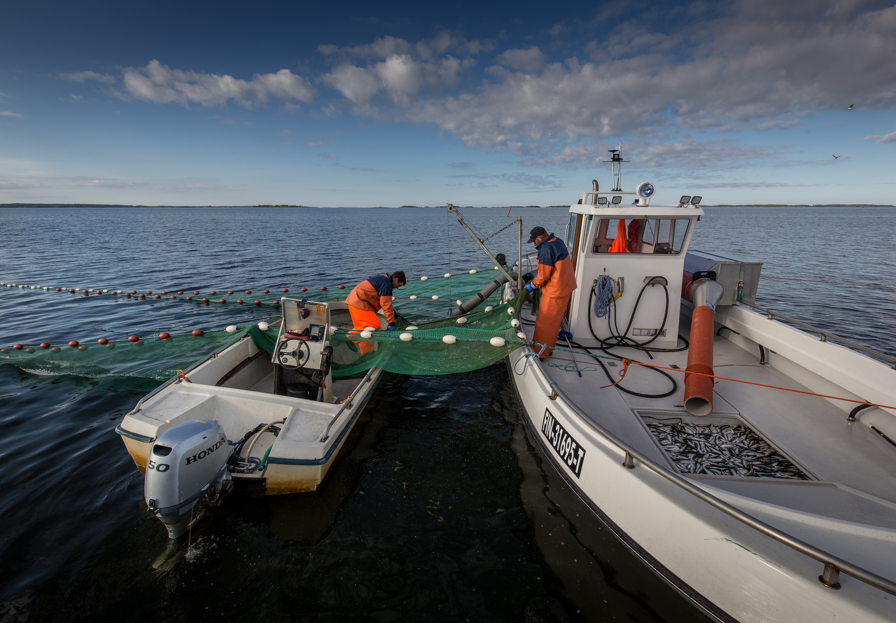 Commercial fishing is an important maritime industry