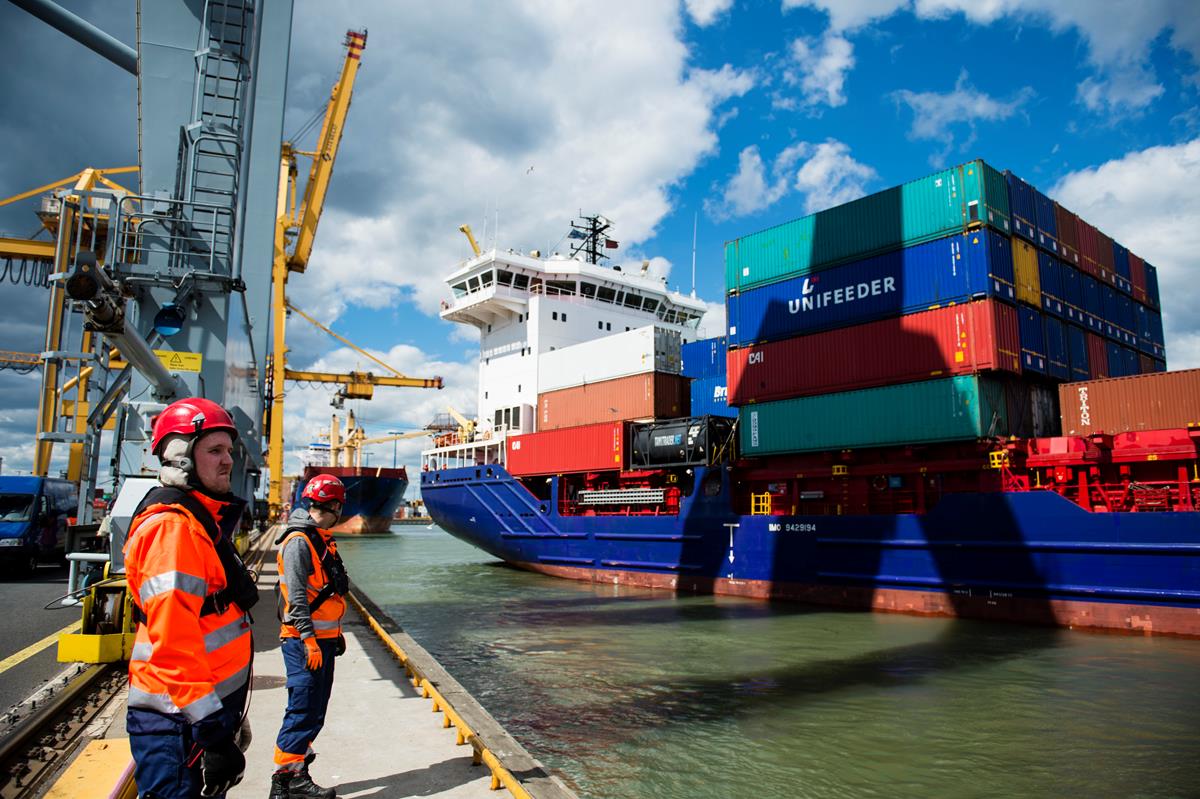 Port operations enable maritime traffic 